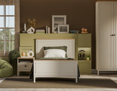 Aurel 100x200 Başlıklı Karyola
